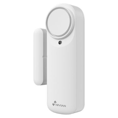 NVS-DOORALARM-W, Senzor alarma na vratima, WiFi 2.4 GHz / Rad na baterije, Bežično / Duga autonomija
