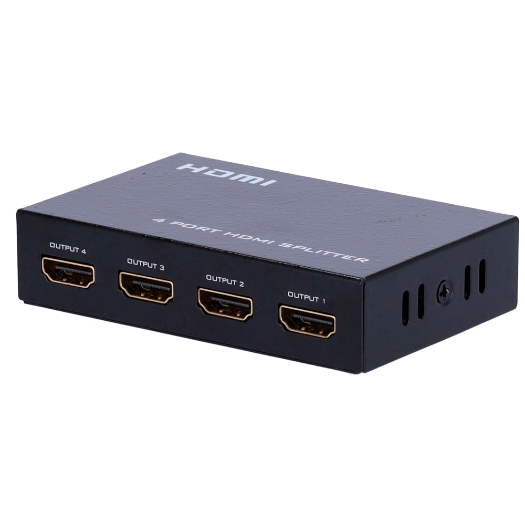 HDMI-SPLITTER-4-4K HDMI signal multiplier   1 HDMI input   4 HDMI outputs 