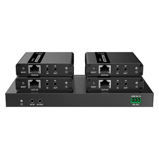 HDMI-SPL-1x4-4K30-CAT6, HDMI razdjelnik signala, produživač, Domet 40 m, 4K rezolucija