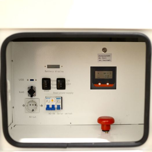 SF-CCTVTRAILERPR07-2520WH, Ja, prikolica s napajanjem za CCTV, Solarni panel od 3x120W