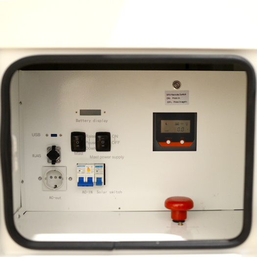 SF-CCTVTRAILERPR07-2520WH Self powered trailer for CCTV    Solar panel of 3x120W 