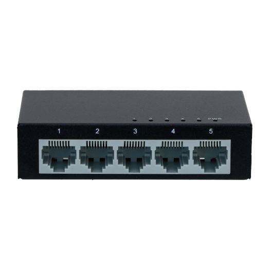 PFS3005-5ET Branded Fast Ethernet Switch   5 ports RJ45   Speed 10/100Mbps 