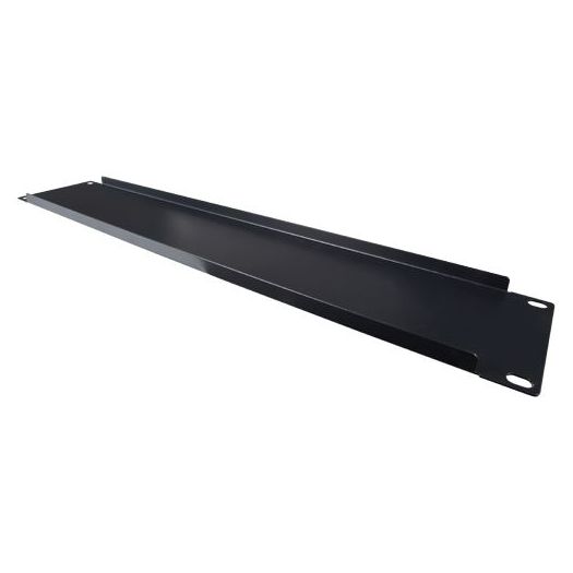 RACK-BLANK-2U, Zaštitni poklopac za standardni stalak 19", Veličina 2U, Crna boja