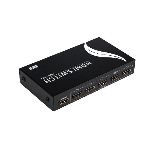 HDMI-SWITCH-5-1-4K, Prekidač HDMI signala, Omogućuje 5:1, 4K rezolucija
