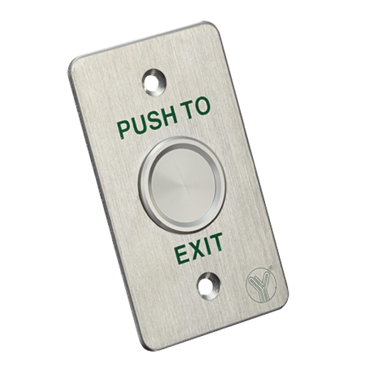 PBS-820B Exit button   Piezoelectric   Suitable for exterior IP68   NO/COM : Embedded or surface 