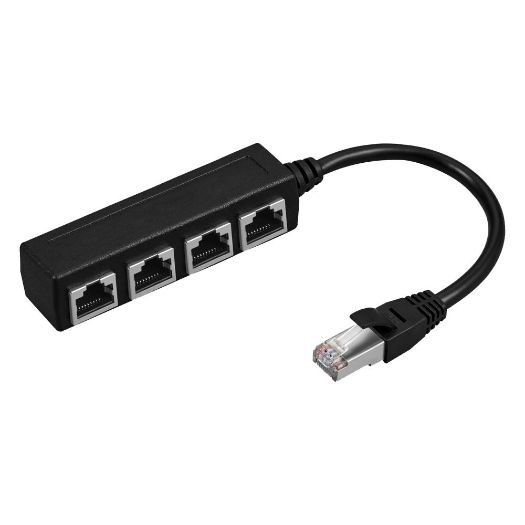RJ45-SPLIT-4P, Razdjelnik RJ45, Nizak gubitak