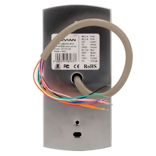 NV-ACCESS-PIN-RFID, Samostalna kontrola pristupa, Pristup EM karticama i PIN-om, Relej, izlazi za tipke i zujalice