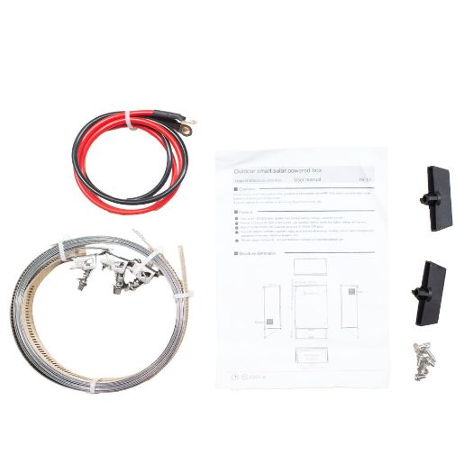 SF-BOX08SOL-BMS-IP55, Ormarić za brzo punjenje solarnih panela od poliestera, Magnetotermalni i SPD