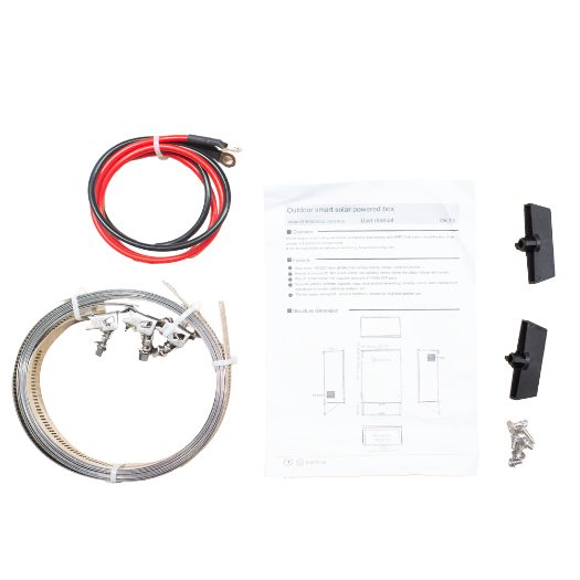 SF-BOX08SOL-BMS-IP55 Polyester Solar Fast Charging Cabinet   Magnetothermal and SPD 