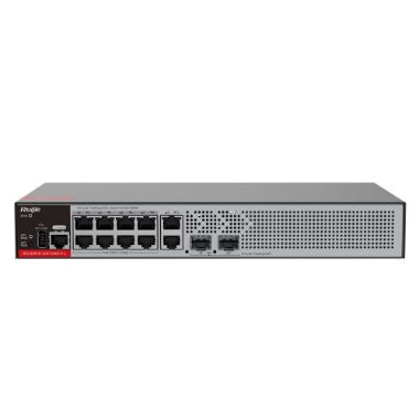 RG-S2915-10GT2MS-P-L, Ruijie prekidač PoE Upravljiv u oblaku L2+, 8 portova RJ45 GE + 2 SFP 2,5-gigabitni portovi