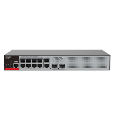 RG-S2915-10GT2MS-P-L Ruijie Switch PoE Cloud Manageable L2+   8 ports RJ45 GE + 2 SFP 2.5Gigabit ports 