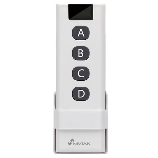 NVS-BATBUTTON-4P-R, Bežični gumb na baterije s 2 tipke