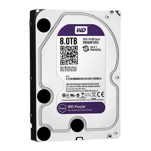 HD8TB, Western Digital tvrdi disk, Kapacitet 8 TB, SATA sučelje 6 GB/s
