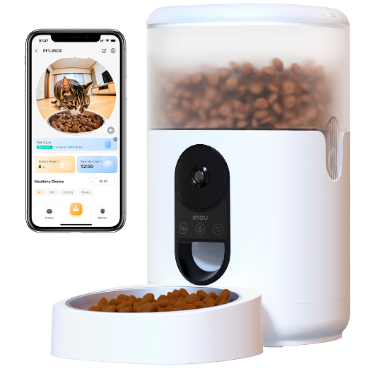 PET-PF1-4LSP-IMOU Imou   Smart Pet Feeder    Panoramic View 360o / 4MP 2.5K 