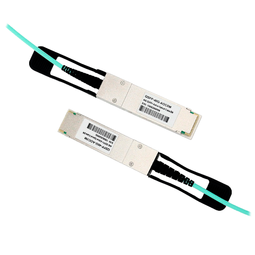 QSFP-40G-AOC-5M QSFP+ direct connection cable   Speed 40Gbps   QSFP+ modules at both ends 