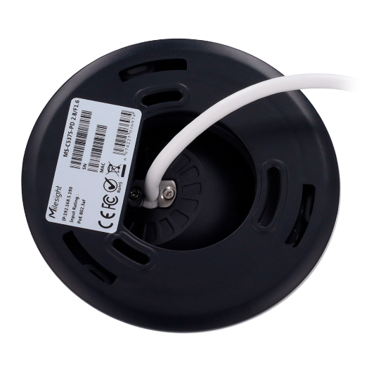 MS-C5375-PD IP Mini Dome Camera   Resolution 5Mpx   1/2.8" CMOS / Lens of 2.8mm 