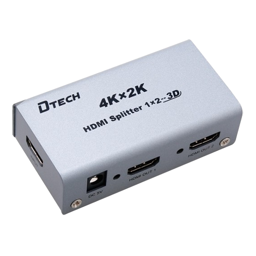 HDMI-SPLITTER-2-4K HDMI signal multiplier   1 HDMI input   2 HDMI outputs 