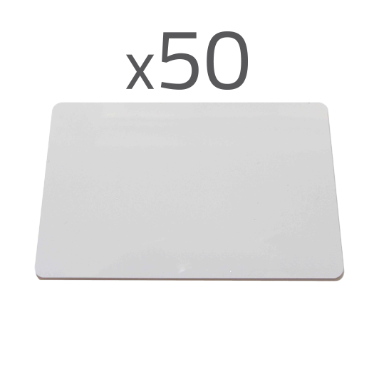 RFID-CARD-50P Proximity card   Identification by radio frequency   Passive MS | Format CR80 