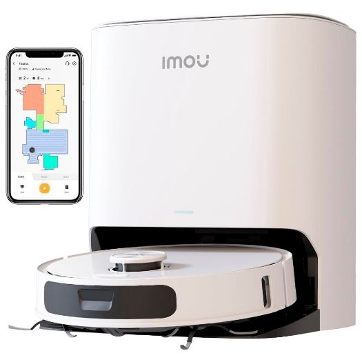 RV-L31-C-11-IMOU, Imou robotski usisavač RV3, 8500Pa / 6400 mAh, Brišući, Usisavanje, i brisanje podova