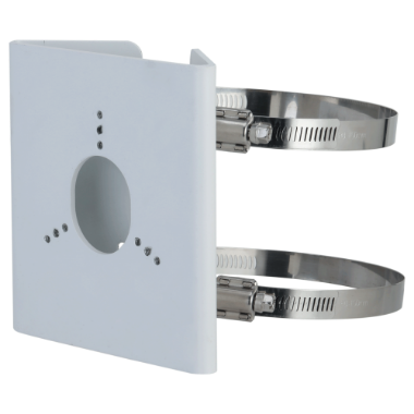 PFA157 Pole bracket   Suitable for bullet cameras   Aluminium alloy   140 mm (H) x 130,4 mm (W) x 45 mm (D) 