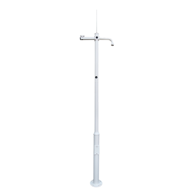 POLE-350-D CCTV Pole   3.5 meters in height   Made of galvanized steel 