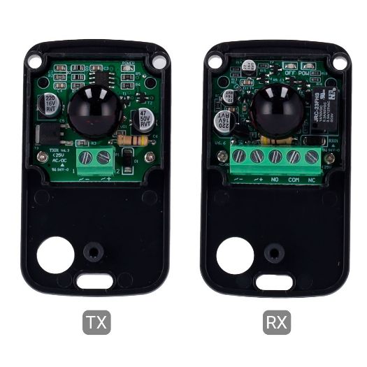 GATEOPENER-PHOTOCELL10, Infracrveni detektor barijere, Žičano | 1 snop, Maks. udaljenost. Detekcija 15/10 m