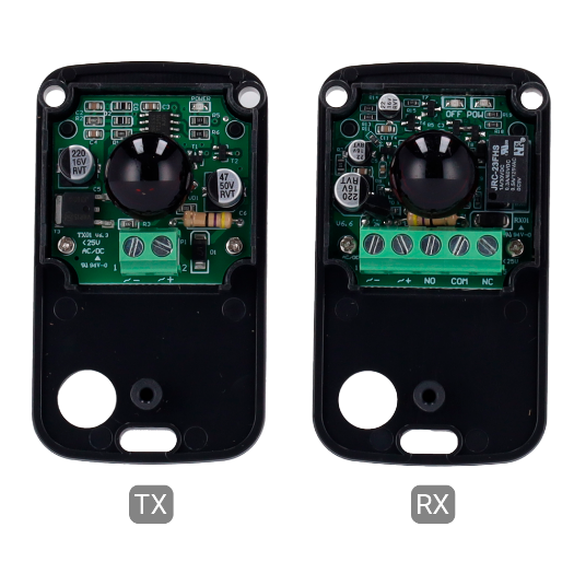 GATEOPENER-PHOTOCELL10 Infrared barrier detector   Wired | 1 beam   Max distance. The detection 15/10 m 