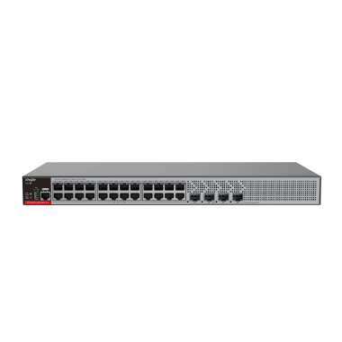 RG-S2915-24GT4MS-P-L Ruijie Switch PoE Cloud Manageable L2+   24 ports RJ45 GE + 4 SFP 2.5Gigabit ports 