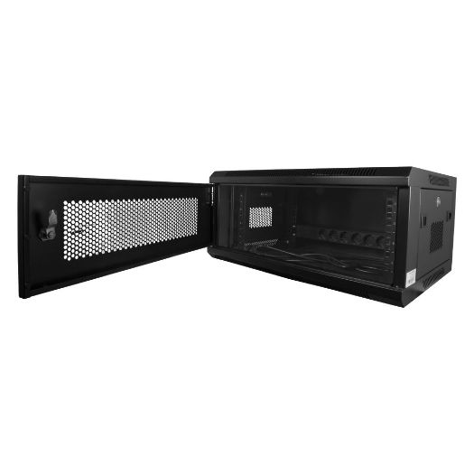 RACK-6U-MESH, Zidni ormarić za police, Do 6U rack od 19", Nosivost do 60 kg