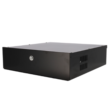 LOCKBOX-2U Closed metal case for DVR's   Specific for CCTV   For rack mountable recorders up to 2U 