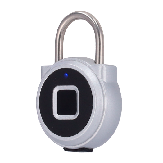 PADLOCK-FBT Bluetooth Smart Padlock   Fingerprint and app opening   Capacity 15 fingerprints 