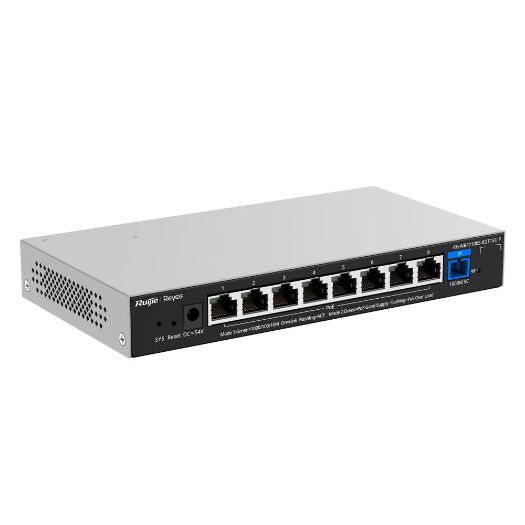 RG-NBF2100S-8GT1SC-P, Reyee E., Lighten Switch PoE Cloud Layer 2, 8 gigabitnih RJ45 portova 802.3af/at