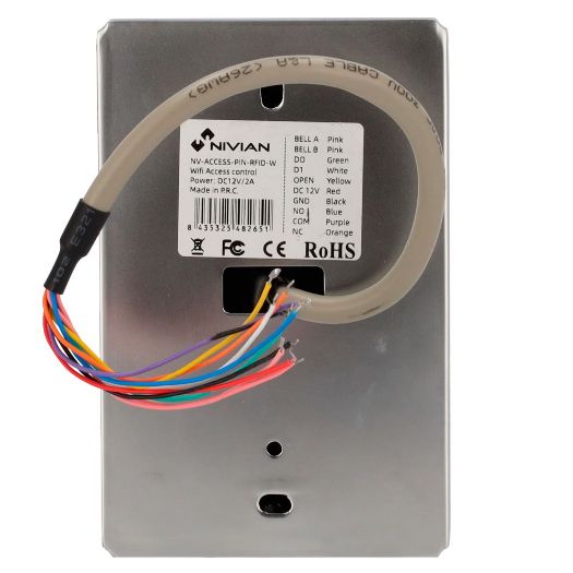 NV-ACCESS-PIN-RFID-W, Samostalna kontrola pristupa, Pristup putem EM kartice, PIN i aplikacija