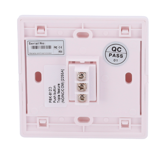 PBK-812D Door release button   Professional use   Tested 500.000 uses   NO/NC/COM | Embedded 