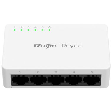 RG-ES05F, Reyee Switch Desktop, Plastično kućište, 5 RJ45 portova, Brzina 10/100Mbps