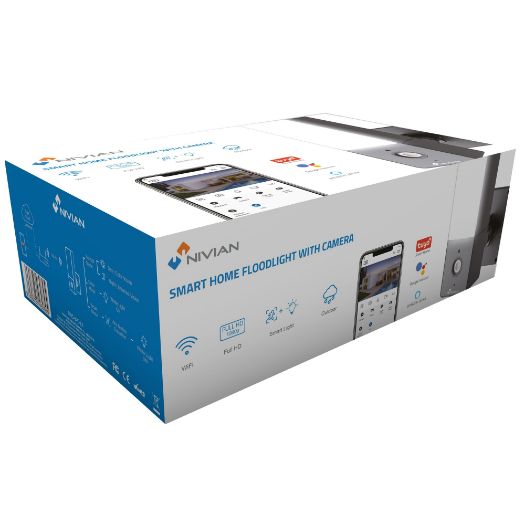 NVS-IPC-L1, Nivian Camara 1080p, Wifi 2,4 GHz, Pogodno za vanjsku upotrebu: IR do 10 m