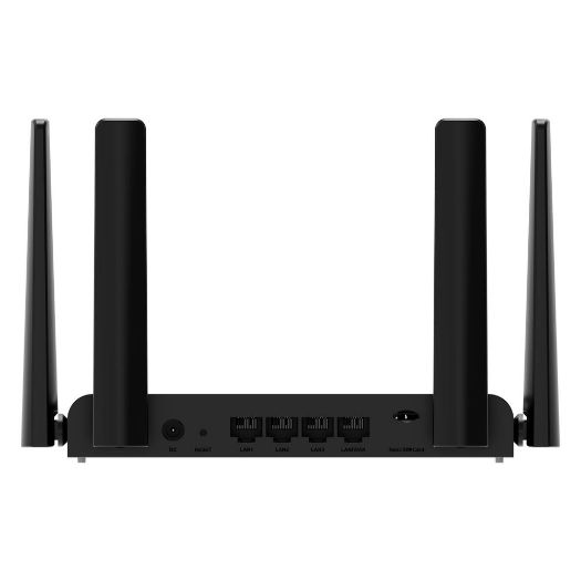 RG-EW300T, Reyee usmjerivač 4G SOHO, 4 Ethernet porta RJ45 Fast Ethernet, 4G (LTE) Cat 4 do 150 Mbps