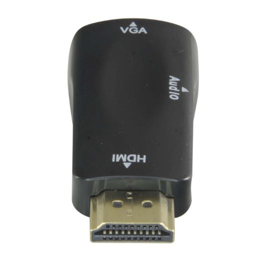 HDMI-VGA HDMI to VGA+Audio Adapter   Passive, no power required   Convert an HDMI output to VGA + Audio 