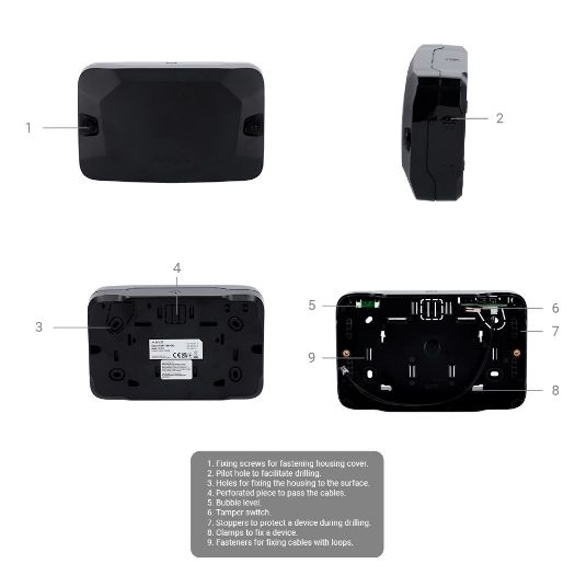 FIBRA-CASE-A106-B, Kućište s prostorom za fibra module, Kompatibilno s Fibra uređajima: