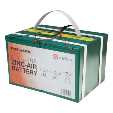 SF-BATT-75V-3200WH, Zincair baterija, Napon 7.5 V / Kapacitet 3200 Wh, Trostruki DC priključak: Jack, mini