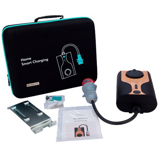 RD-NORA-22-C3-NCB22-EU komplet prijenosnog punjača + adapteri za utičnice   Snaga 22 kW / 32 A / trofazno 