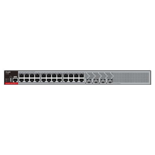RG-S2915-24GT4MS-P-L, Ruijie prekidač PoE Upravljiv u oblaku L2+, 24 porta RJ45 GE + 4 SFP 2,5-gigabitni portovi