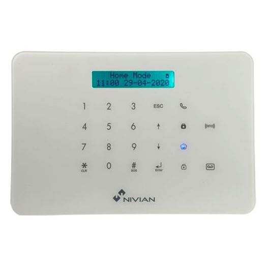 NVS-A6WG, Nivian pametni alarmni komplet, Dodirna ploha i RFID čitač, WiFi i GSM komunikacija