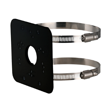 PFA152-E-B Pole mount bracket   For bullet and dome cameras   Diameter range 80~150 mm 