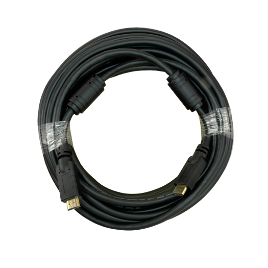 HDMI1F-10 HDMI cable   HDMI type A male connectors   Black colour   Anticorrosion connectors