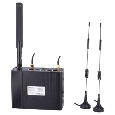 MS-UR35-L04EU-W, Milesight, Industrijski 4G WiFi ruter, 5 portova 10/100, Utor za MicroSD karticu