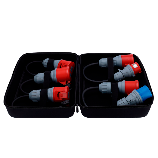 RD-NORA-22-C3-NCB22-EU komplet prijenosnog punjača + adapteri za utičnice   Snaga 22 kW / 32 A / trofazno 