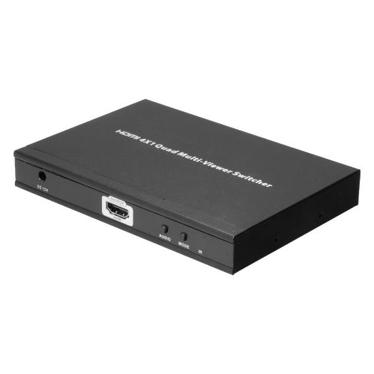 HDMI-VIEWER-4-V2, Multi, Pogledajte prekidač HDMI signala, Omogućuje 4:1, FHD rezolucija
