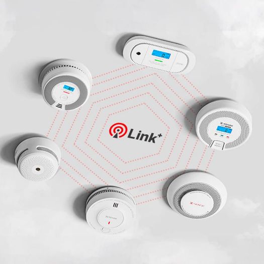 SC07-W, X, Samostalni detektor dima i ugljičnog monoksida Sense, Omogućuje spajanje 24 RF detektora 868MHz