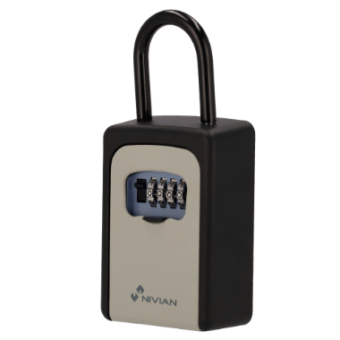 NV-KEYS-SAFEBOX-V2 Safety box with key hook   Opening with code of 4 digits 
